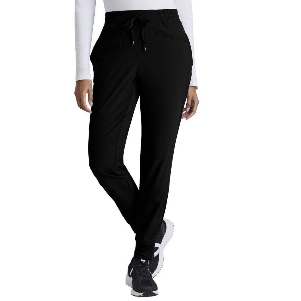 Barco One Women's Boost Classic Fit Scrub Jogger Black, 3-Pocket Size M New